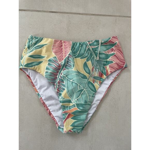 Kenny Flowers Swim Bikini Bottom High Waist The Tortola Swimwear - Picture 1 of 7